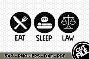 Embroidery Design Review: Eat Sleep Law