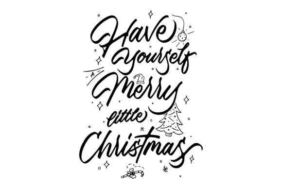 Merry Little Christmas Lettering Vector Review for Real Embroidery Projects