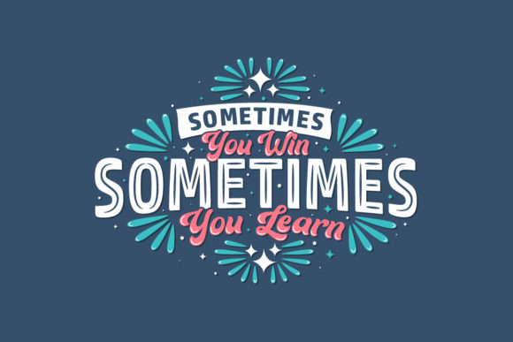 Sometimes You Win: A Typography Embroidery Design for Real Projects